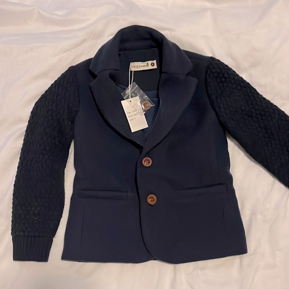 Unisex Toddler Blazer Navy